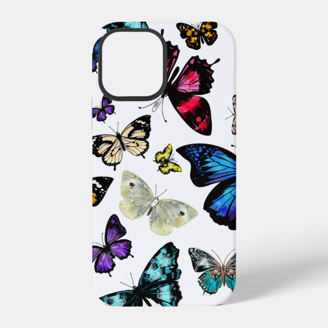 Funda Para iPhone Mariposas (Reverso )