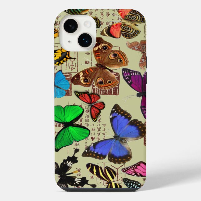 Funda Para iPhone Mariposas (Reverso)