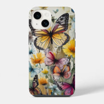 Mariposas y flores