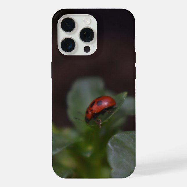 Funda Para iPhone Mariquita en Flores (Reverso )