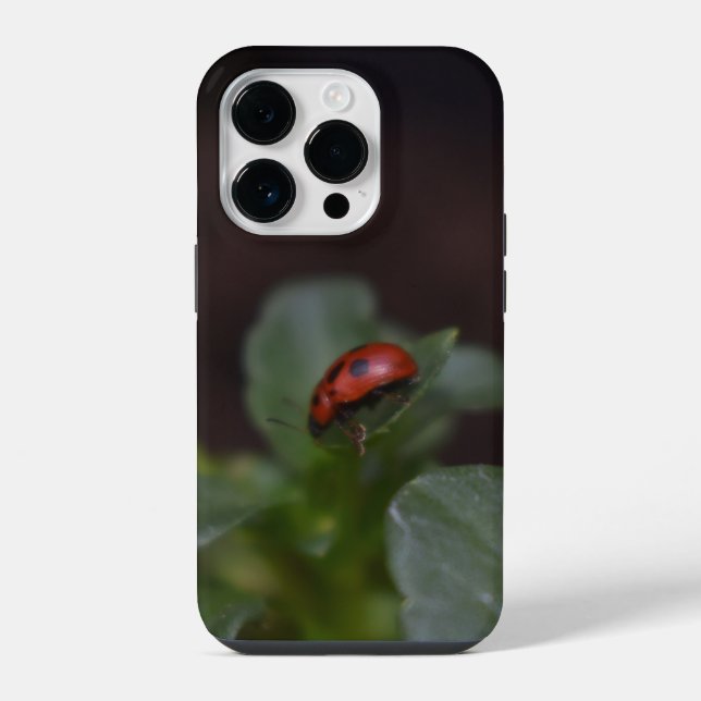 Funda Para iPhone Mariquita en Flores (Reverso )