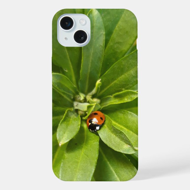 Funda Para iPhone Mariquita en Flores (Reverso )
