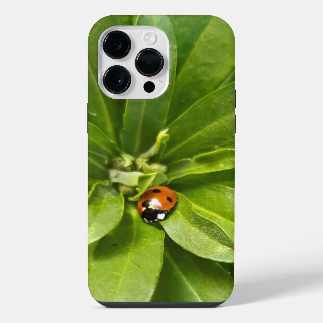 Funda Para iPhone Mariquita en Flores (Reverso )
