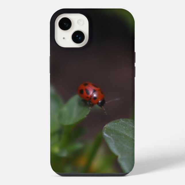 Funda Para iPhone Mariquita en Flores (Reverso)