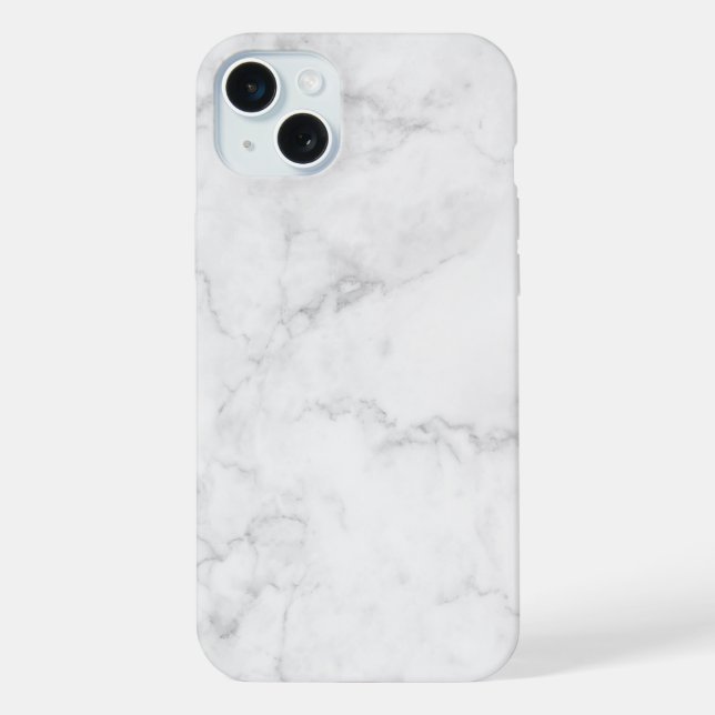 Funda Para iPhone Mármol blanco (Reverso )