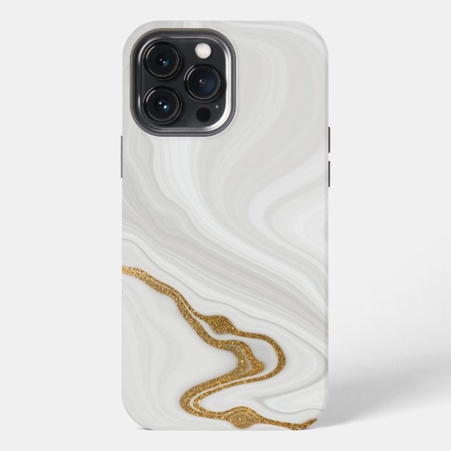 Funda Para iPhone Mármol blanco (Reverso )