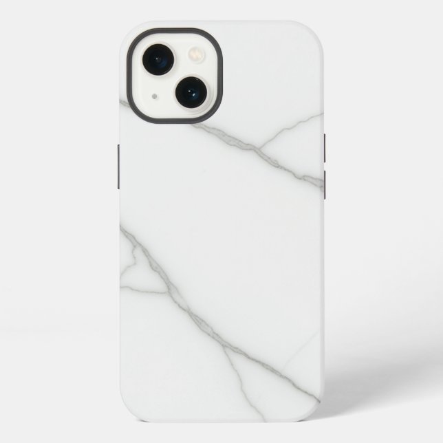 Funda Para iPhone Mármol Blanco (Reverso )