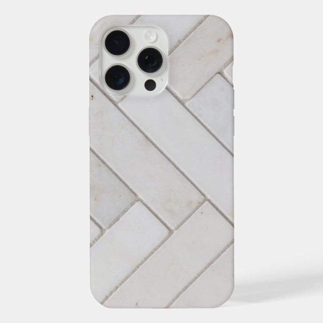 Funda Para iPhone Mármol Blanco Elegante (Reverso )