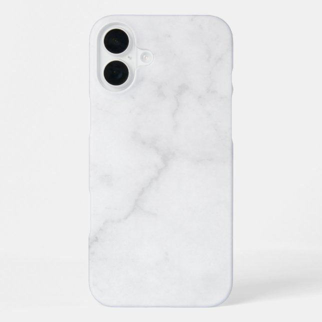 Funda Para iPhone Mármol Blanco Elegante (Reverso )