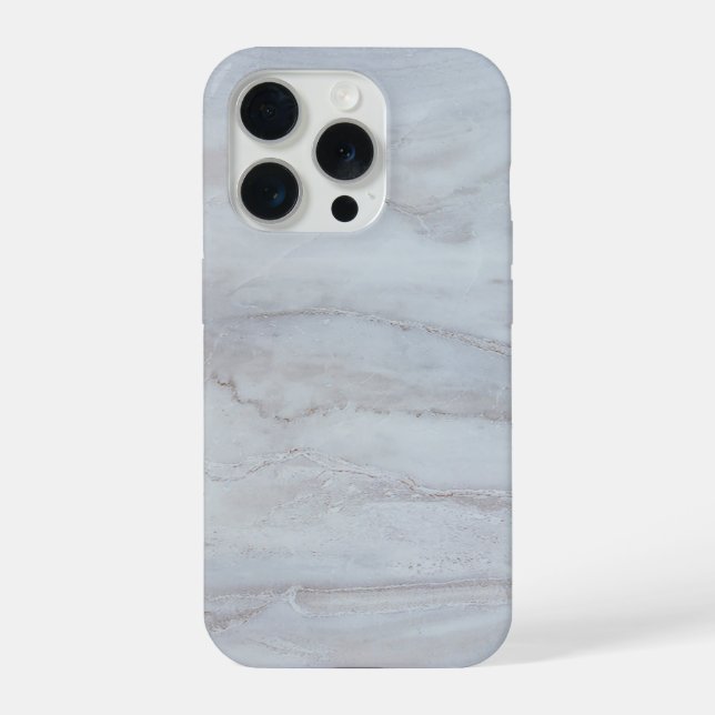 Funda Para iPhone Mármol Blanco Elegante (Reverso )