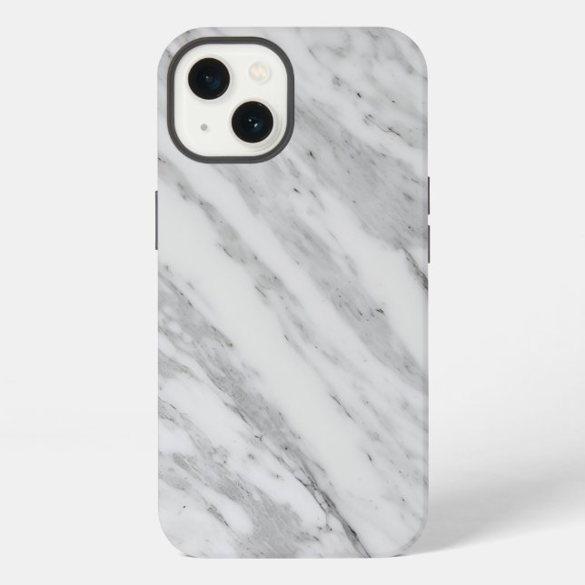 Funda Para iPhone Mármol Blanco Elegante (Reverso )