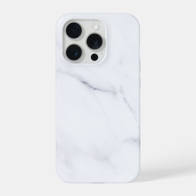 Funda Para iPhone Mármol Blanco Moderno (Reverso )