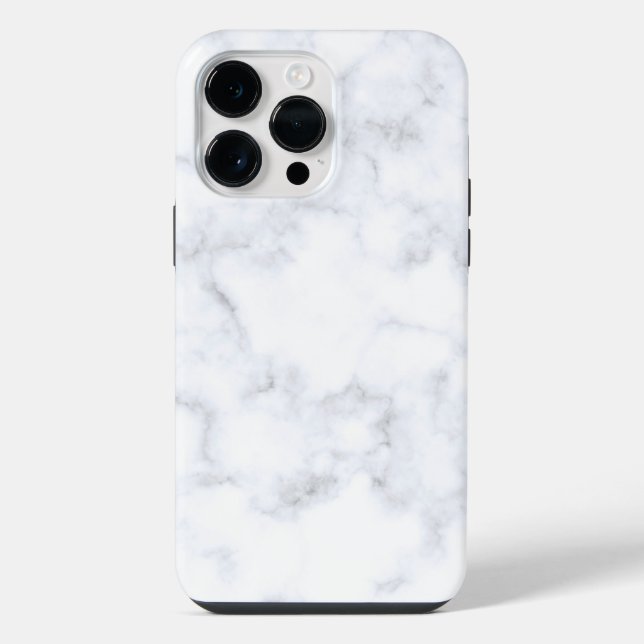 Funda Para iPhone Mármol Blanco Moderno  (Reverso )