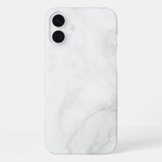 Funda Para iPhone 16 Plus Mármol Blanco Moderno