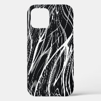 Mármol blanco negro: cosecha abstracta