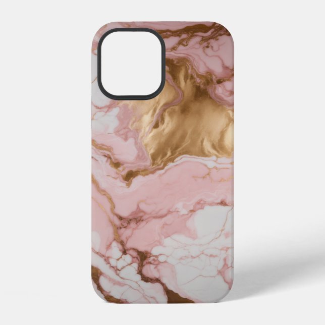 Funda Para iPhone mármol dorado (Reverso )