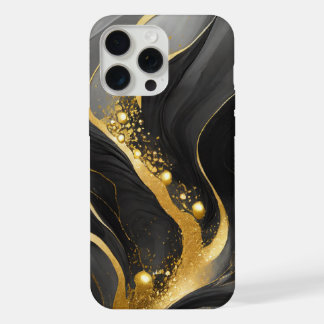 Mármol elegante de oro gris negro moderno