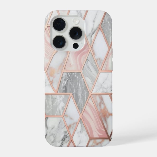 Funda para iPhone Mármol Funda para iPhone 15 Pro  (Reverso )