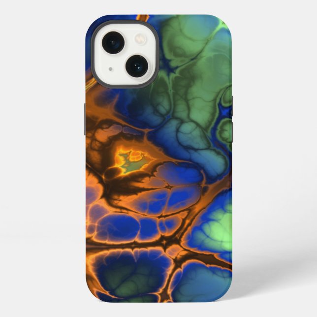 Funda Para iPhone Mármol galáctico (Reverso )