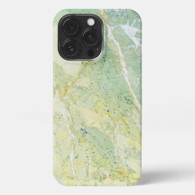 Funda Para iPhone Mármol gradiente verde (Reverso)