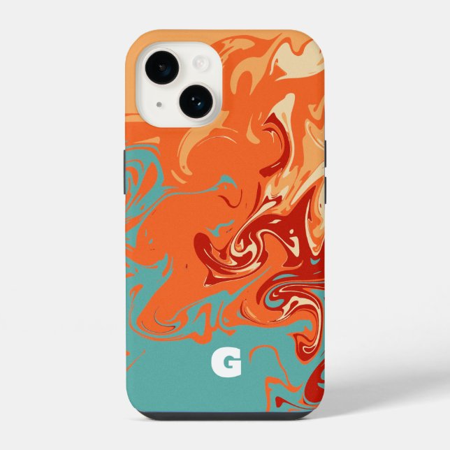 Funda Para iPhone Mármol Pastel Personalizado Lindo (Reverso )