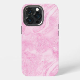 Funda Para iPhone 13 Pro Mármol Rosa Claro Elegante