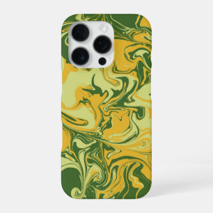 Funda Para iPhone 16 Pro Mármol verde: estilo marrón de papel