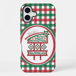 Funda Para iPhone 16 Plus Marquesina del mayor cumpleaños del mundo