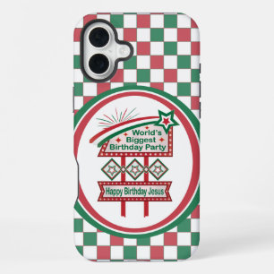 Funda Para iPhone 16 Plus Marquesina del mayor cumpleaños del mundo