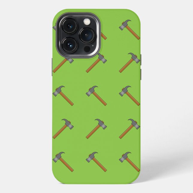 Funda Para iPhone Martillo de Garra Dibujo Animado (Reverso )