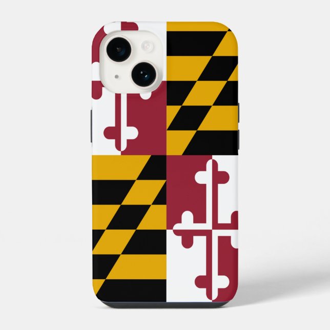 Funda Para iPhone Maryland Flag Case Mate iPhone 14 Funda (Reverso )