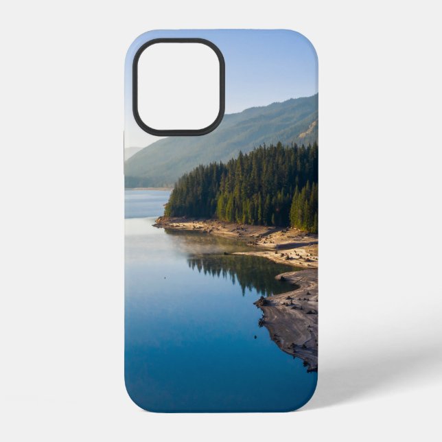 FUNDA PARA iPhone MASA DE AGUA CERCA DEL BOSQUE (Reverso )