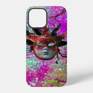 Funda Para iPhone 12 MÁSCARA DE PAYASO ROJO NEGRO Fiesta de disfraces M