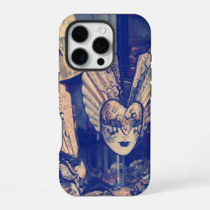 Funda Para iPhone 16 Pro Máscara veneciana de acuarela vintage – Elegante
