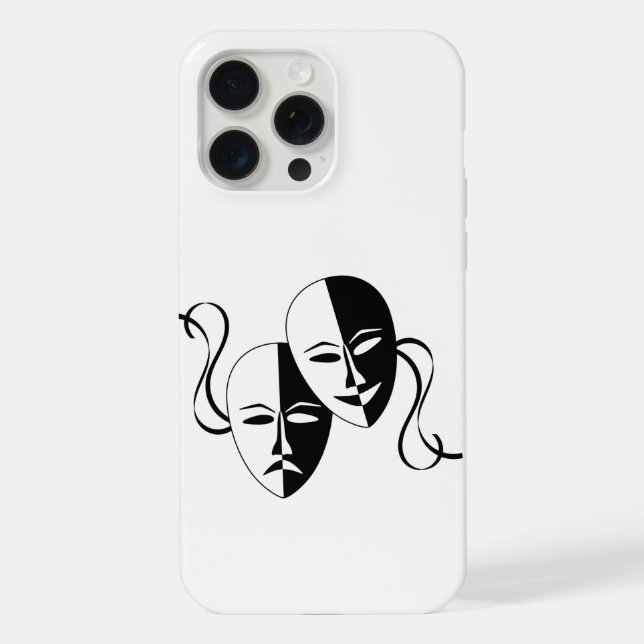 Funda Para iPhone Máscaras de Teatro Arte  (Reverso )