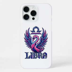 Funda Para iPhone 16 Pro Max Mascota del zodiaco Libra Cyberpunk Synthwave Cisn