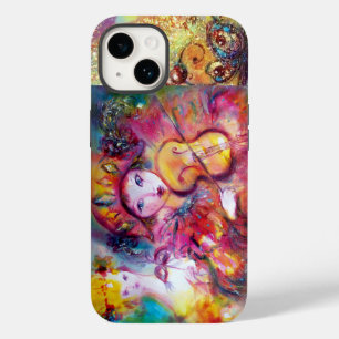 FUNDA PARA iPhone 14 MASQUERADE VENECIANO / HARLEQUINA Y COLUMBINA