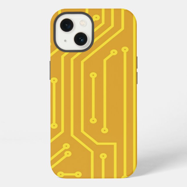 Funda Para iPhone Material informático abstracto (Reverso )