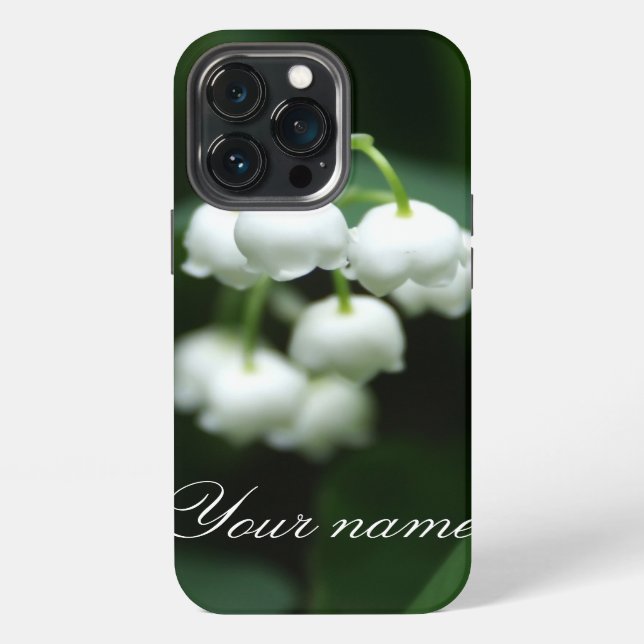 Funda Para iPhone Mayo de lirios blancos (Reverso )