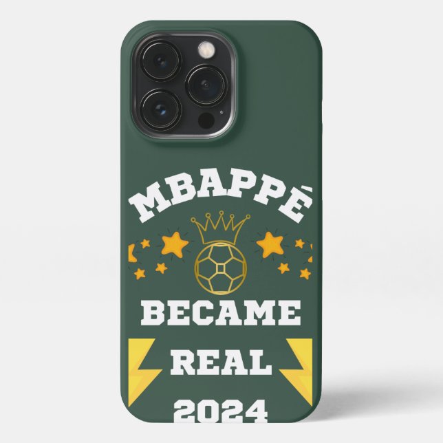 Funda Para iPhone Mbappé est devenu real 2024  en anglais (Reverso)