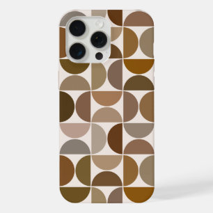 MCM Semicircles Browns+Cream Big Pattern