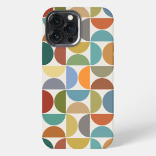 Funda Para iPhone 13 Pro Max MCM semicírculo Gran Color de patrón en crema