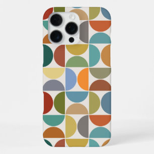 Funda Para iPhone 16 Pro Max MCM semicírculo Gran Color de patrón en crema