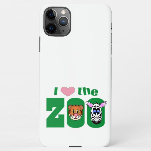 Funda Para iPhone Me encanta el estuche ZOO para iPhone (Reverso)