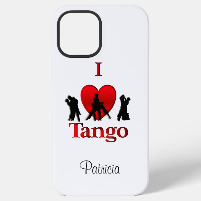 Funda Para iPhone Me encanta el tango personalizado (Reverso )