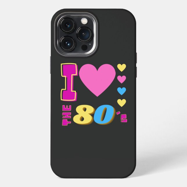 Funda Para iPhone Me encanta los 80  (Reverso )