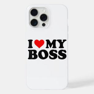 Me Encanta Mi Jefe Funny Red Heart Boss Yo Corazón