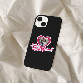 Funda Para iPhone 14 Me encanta mi novia Personalizado personalizada.