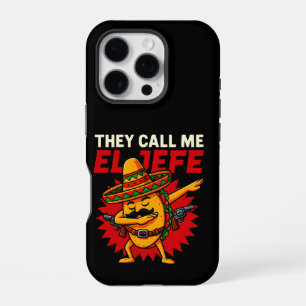 Funda Para iPhone 16 Pro Me Llaman El Jefe Taco Funny Cinco De Mayo