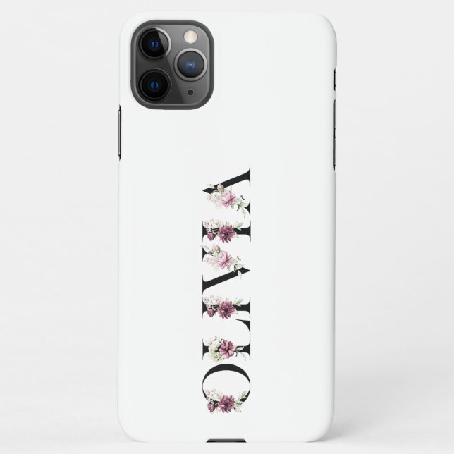 Funda Para iPhone Me llamo Olivia. Me llamo Olivia. (Reverso)